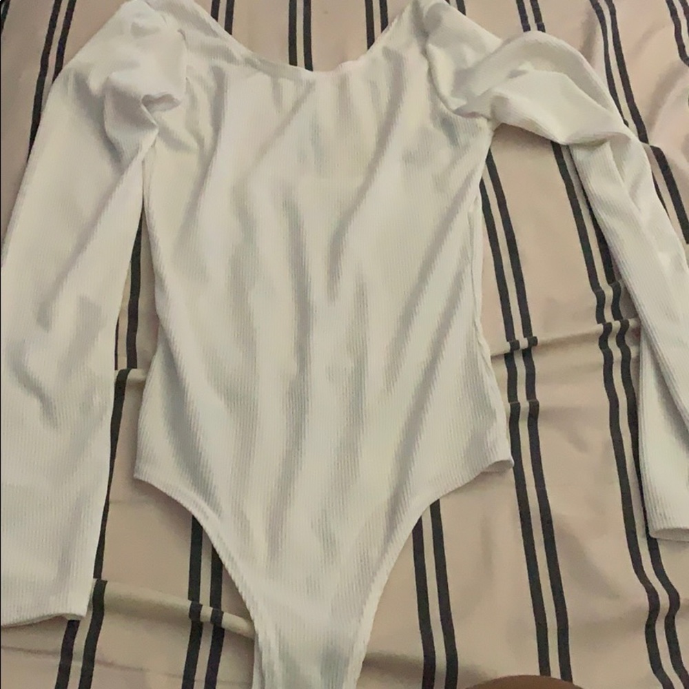 Cram rib scoop back bodysuit